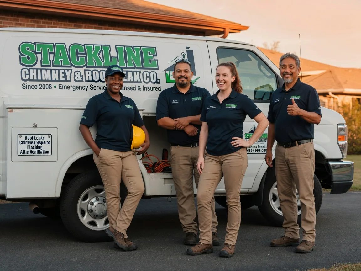 Chimney flashing repair company in Bruceville, IN